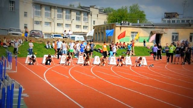 100 м. Девушки смотреть онлайн