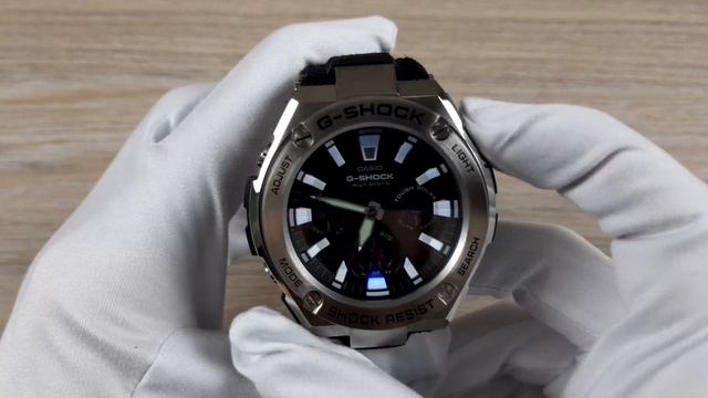 Обзор часов Casio G-SHOCK GST-W130C-1A смотреть онлайн