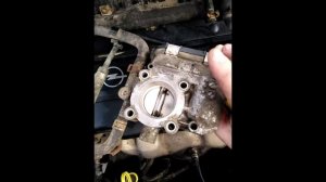 Очистка дроссельной заслонки Opel corsa D 1.2