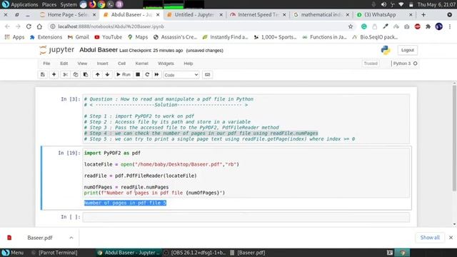 How to read and manipulate pdf files in python смотреть онлайн