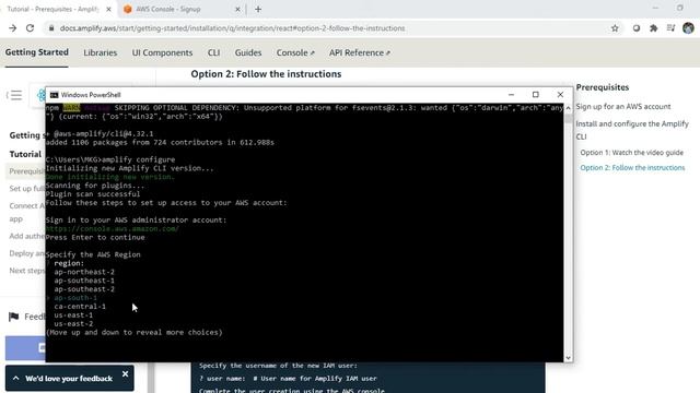 5. Install and configure the Amplify CLI смотреть онлайн