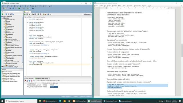 Curso de Oracle: Indices (Crear - Información) смотреть онлайн