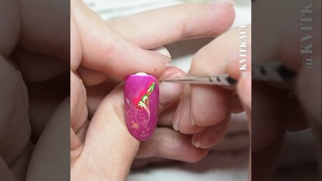 Неоновый дизайн ногтей смотреть онлайн