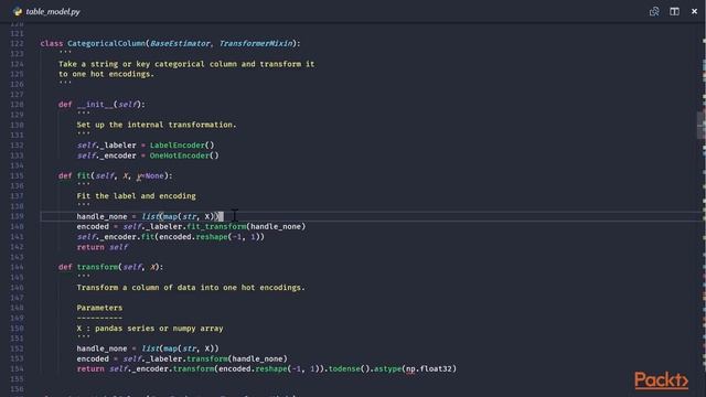 Tensorflow Solutions for Data: TableModel Base Class | packtpub.com смотреть онлайн