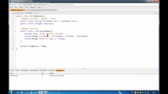 Salesforce Development - Apex - Static Variables, static methods смотреть онлайн