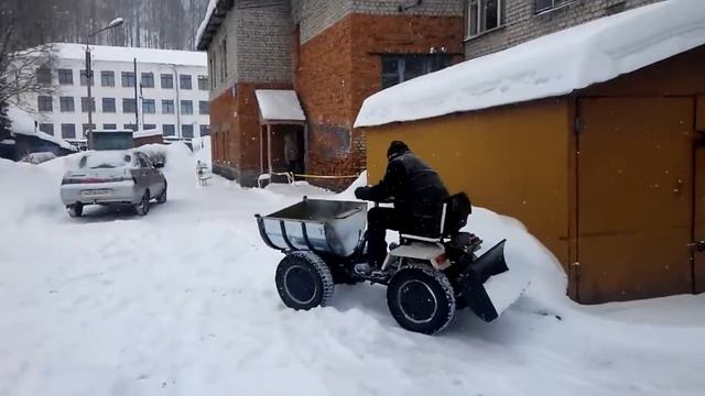 Самодельный мотоблок с двигателем Вятка - ВП150М смотреть онлайн