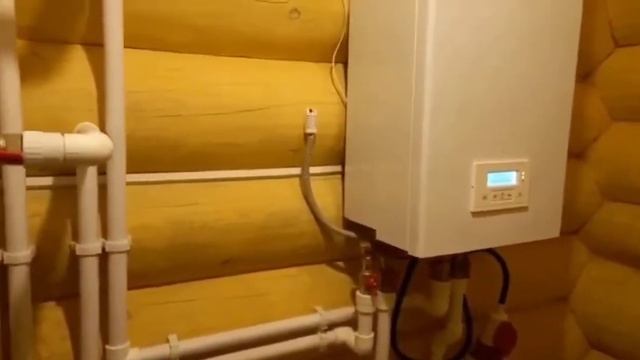 Монтаж электрического котла Stout c GSM модулем