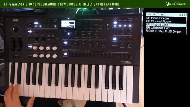 Korg Wavestate: Day 2 of programming: QR Halley's Comet смотреть онлайн