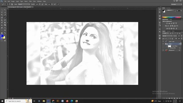Creative Drawing Pencil sketch photoshop tutorial cs6 2023 смотреть онлайн