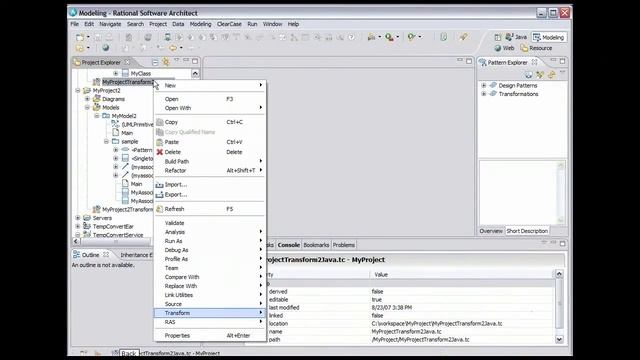 IBM Rational Software Delivery Platform: Java to UML (9 of 9) смотреть онлайн