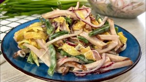 САЛАТ из 4х продуктов! ВСЕ В ШОКЕ,КАК ВКУСНО! 5-10 минут и салат на столе!