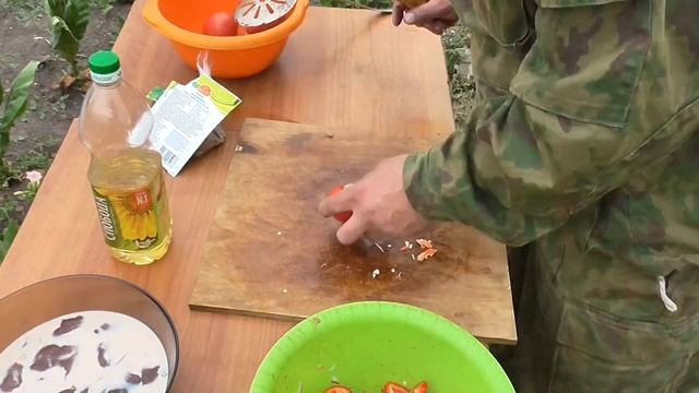 44. Говяжьи почки и печень в казане. смотреть онлайн