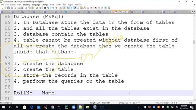 Python Interface with MYSQL | PART-1 | How to create database, tables, and perform queries смотреть онлайн