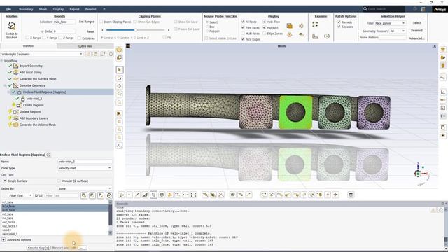How to Create and Extract Fluids Regions in Ansys Fluent Watertight Geometry Workflow – Lesson 2 смотреть онлайн