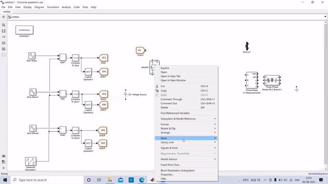 Three phase sinusoidal pwm inverter in simulink