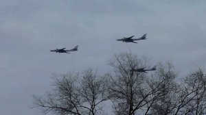 Проход 3-х ТУ-95МС 12.04.13.