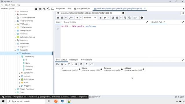 PostgreSQL - Create Database and Tables смотреть онлайн