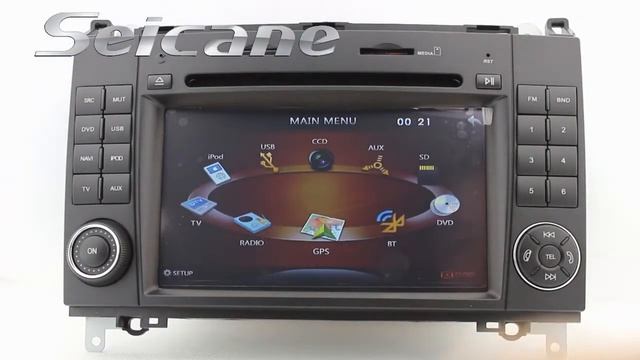 Mercedes Benz W169 DVD Player Support TV USB Music Rearview Camera Dual Zone function смотреть онлайн