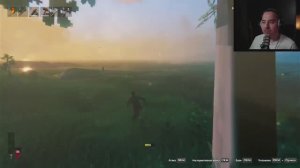 Valheim с друзьями. 01 Начало. Обустройство лагеря, Эйктюр, охота на троллей. Нарезка стрима.