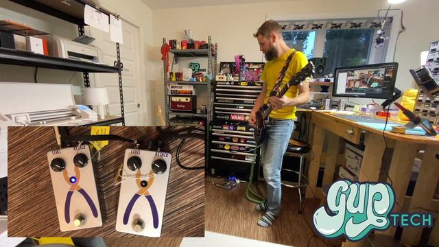 GUP Tech Tone Plier Germanium Fuzz - Tone Bender MKII Clone смотреть онлайн