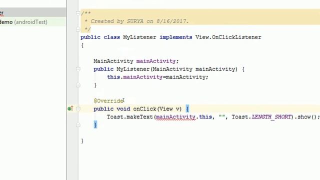 Click events and Button onClick Android Studio tutorial In Hindi # 4 смотреть онлайн