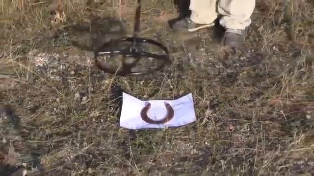 Тест металлоискателя Кайман на подкову и монету смотреть онлайн