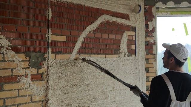 Дом на штукатурной станции с соблюдением геометрии