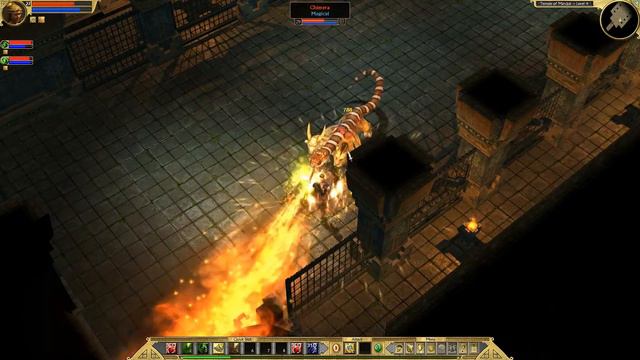 Chimera - Titan Quest Boss Fight - 1080p HD смотреть онлайн