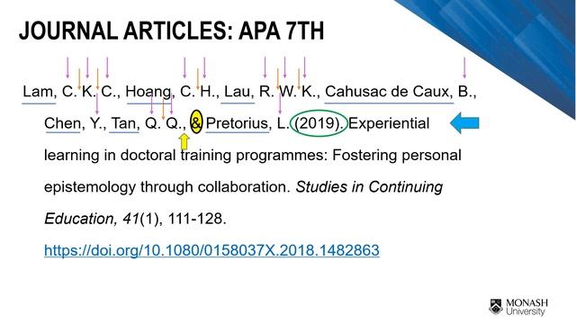 Referencing journal articles in both the APA 7th and the APA 6th style смотреть онлайн