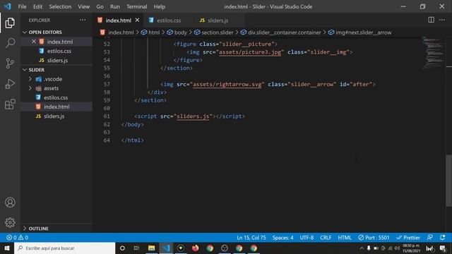✔️ CREA un SLIDER con HTML CSS y JAVASCRIPT [TUTORIAL] смотреть онлайн