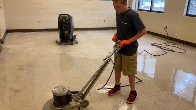 3m Pad Stripping Vct Floor @mrjeffthecustodian