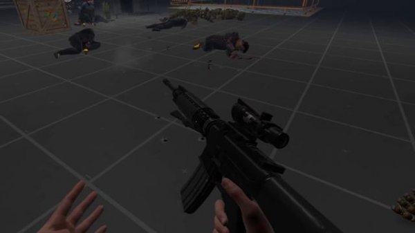 ТЕСТ АНИМАТРОНИКА В ВР ( BONEWORKS )