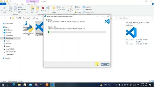 How to Run Python in Visual Studio Code on Windows 10 [ 2021 Update ] VS Code + Python смотреть онлайн