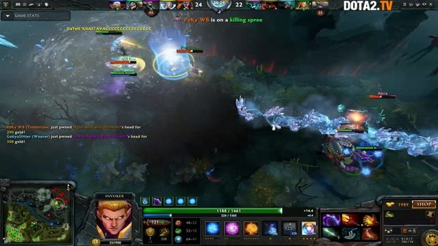 Na`Vi Dendi Wicked Sick Invoker 20-0 | Dota 2 Pro Gameplay смотреть онлайн
