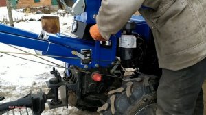 УСТАНОВКА ДАТЧИКА ТЕМПЕРАТУРЫ НА ТЯЖЁЛЫЙ МОТОБЛОК