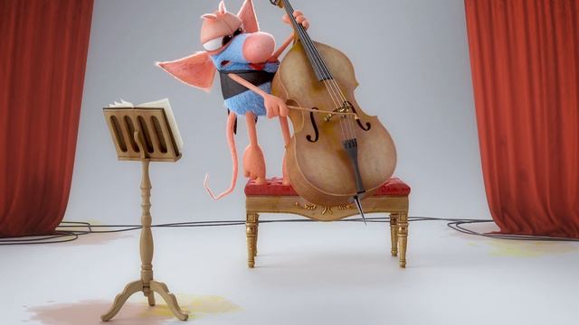 Funny Cartoon | Rattic Mini–The Contrabass | Funny Cartoons For Kids | New Cartoons