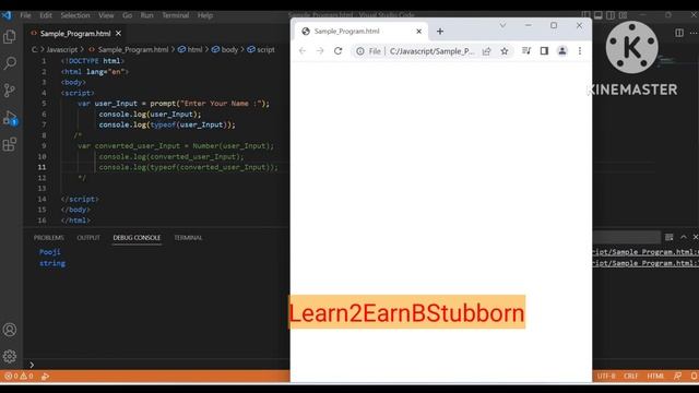Javascript - Prompt() Method In Telugu #learn2earnbstubborn #javascript смотреть онлайн