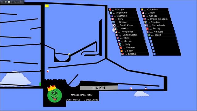 Marble Race League 2020 Season 6 Complete Race Day 1-10 in Algodoo / Marble Race King смотреть онлайн