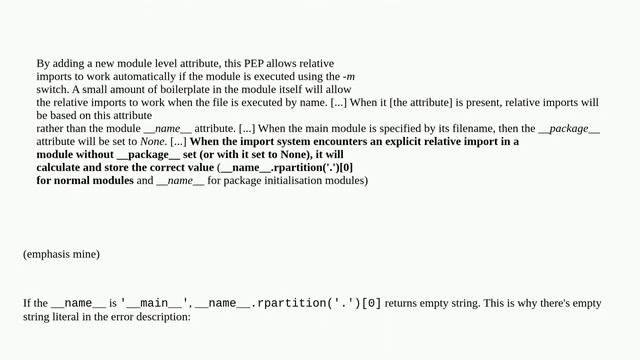 Relative imports in Python 3 смотреть онлайн