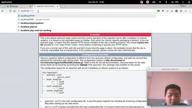 Tutorial Cara menjalankan PHP di Linux смотреть онлайн