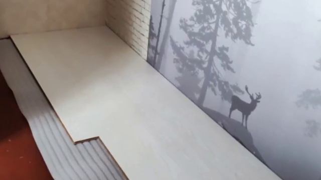 Укладка ламината без выноса мебели из комнаты. смотреть онлайн