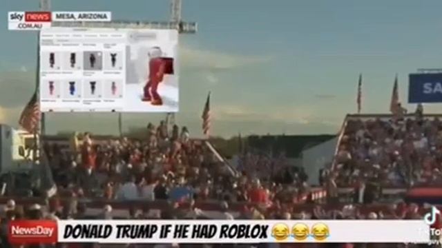 Donald Trump if he had Roblox ??? смотреть онлайн