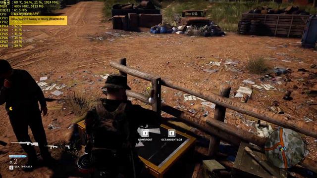 Tom Clancy's Ghost Recon Wildlands GTX 1070 i7 3770k Max settings смотреть онлайн