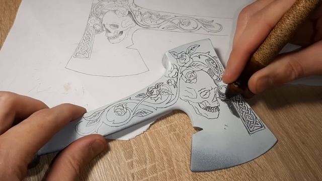 Drawing on metal. How To Draw Metal Etching: The Easy Way смотреть онлайн
