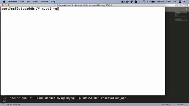 Dockerize Spring Boot Application - Step 5 Launch a MySql Docker Container смотреть онлайн