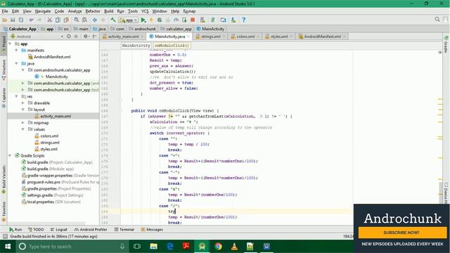| Part-5 | finish keypad layout |Create Simple And Scientific Calculator App using Android Studio. смотреть онлайн