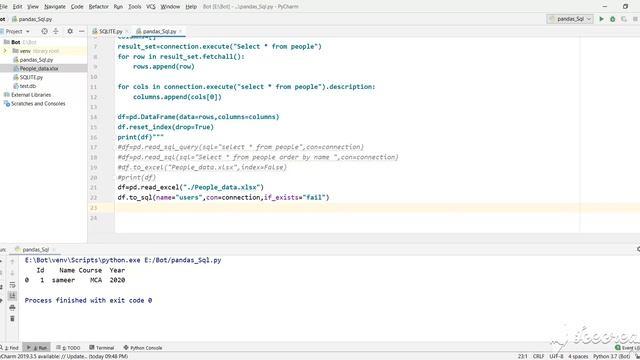 How To Import Excel Data Into Table Using Python Pandas смотреть онлайн