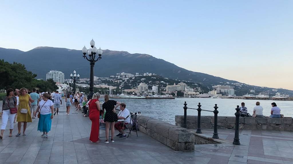 По Крыму пешком по улочкам и набережным Гурзуфа и Ялты смотреть онлайн