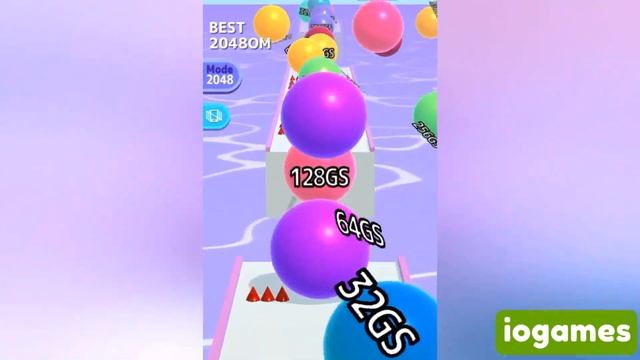 BALL RUN 2048 — INFINITY ∞ FLY TO '16 OJ' WALL (O-Ji-LLION, Max Level) смотреть онлайн