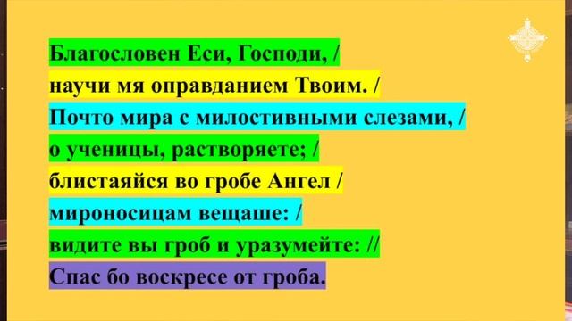 Уроки церковного пения. Осмогласие. Выпуск 9. Глас 5 смотреть онлайн